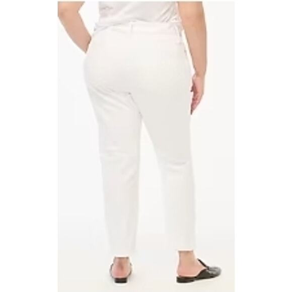J. Crew Factory Curvy Essential Straight White Jean Size 32 NWT - Picture 4 of 10